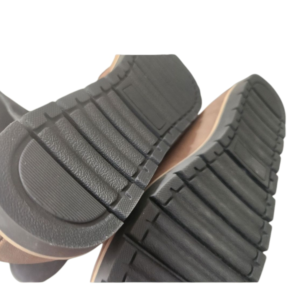 Life Stride Women's Vegan Suade Brown Slip-On Loafers with Tassel Detail - Picture 3 of 8